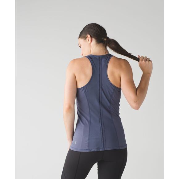 Lululemon Women's Sculpt It Singlet Racerback Tank in‎ Greyvy No Size Dot - Picture 2 of 7